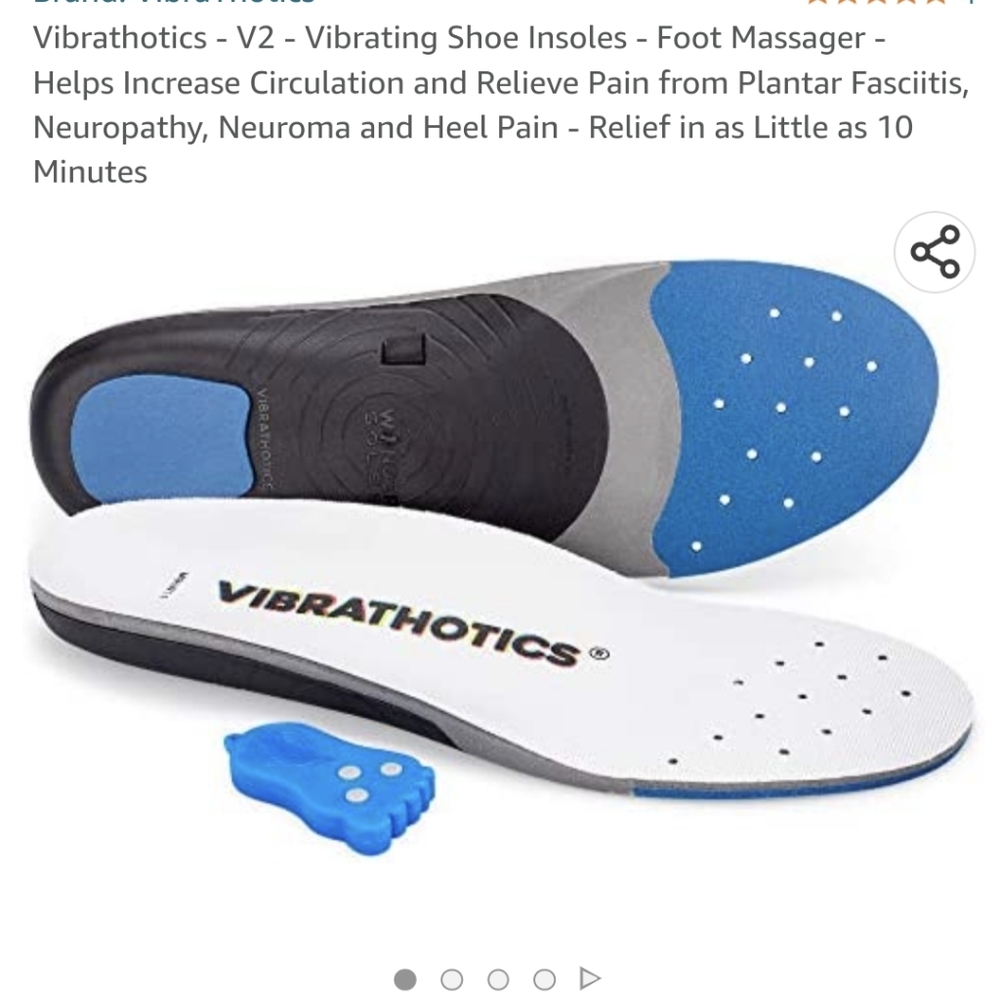 Premium vibrating shoe insoles